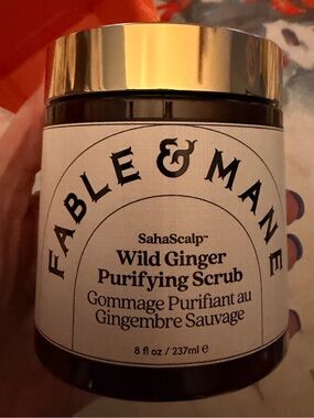 FABLE & MANE SahaScalp™ Wild Ginger Purifying Scrub 8 oz